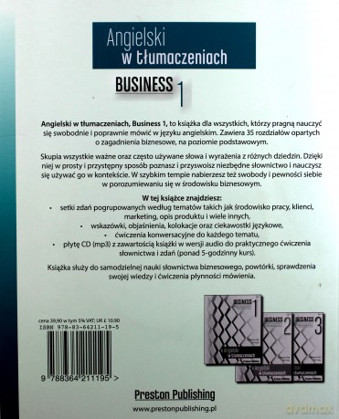 Angielski w tłumaczeniach Business 1 [KSIĄŻKA]