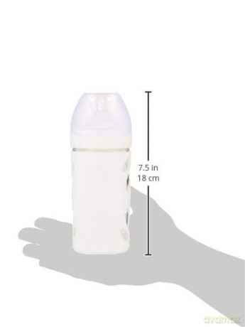 Twistshake - Anti-Colic Glass Bottle White 260 ml