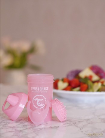 Twistshake - Crawler Cup 8+m Pastel Grey 300 ml