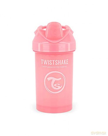 Twistshake - Crawler Cup 8+m Pastel Pink 300 ml