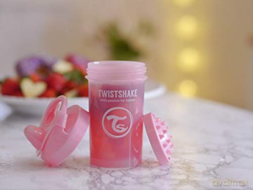 Twistshake - Crawler Cup 8+m Pastel Pink 300 ml