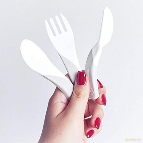 Twistshake - Learn Cutlery 6+m White