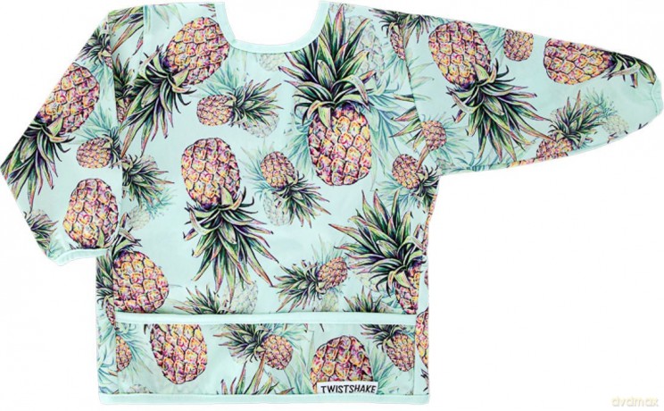 Twistshake - Long Sleeve Bib Pineapple