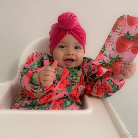 Twistshake - Long Sleeve Bib Watermelon