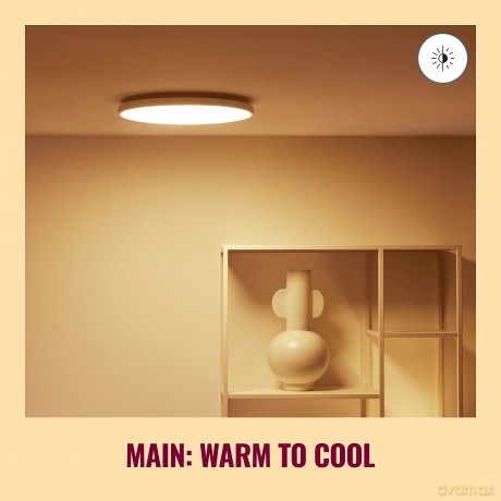 WiZ - Aura Smart Ceiling Light - White