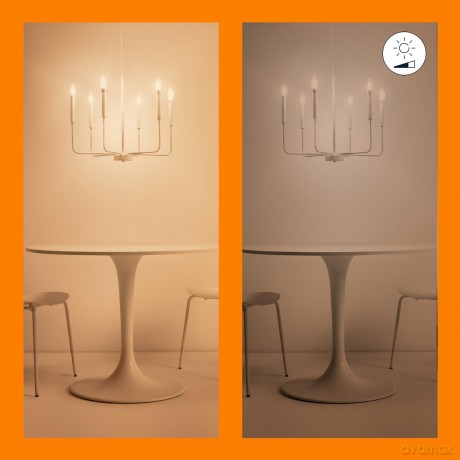 WiZ - C35 Clear Candle E14 Tunable White - Smart Home