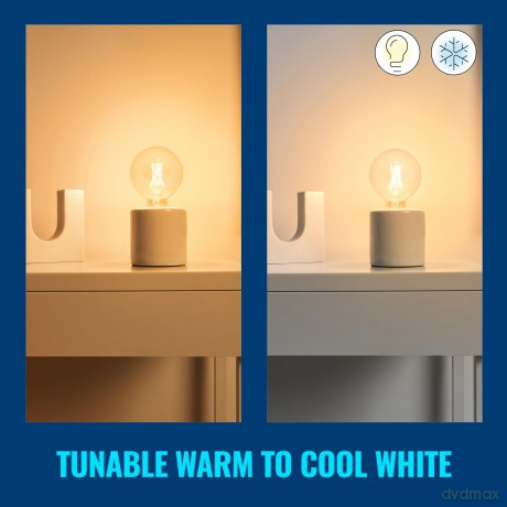 WiZ - G125 Clear globe E27 Tunable white