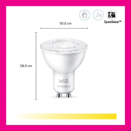 WiZ - Spot GU10 Spot Soft White - Smart home