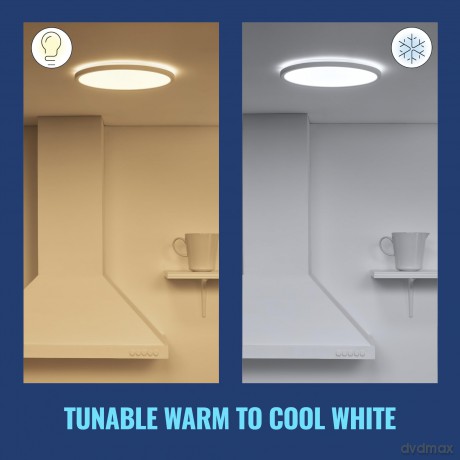 WIZ - SuperSlim WiZ Ceiling 14W W RD 27-65K TW