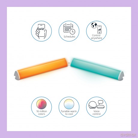 WiZ - Wi-Fi BLE Light Bar - Dual Pack