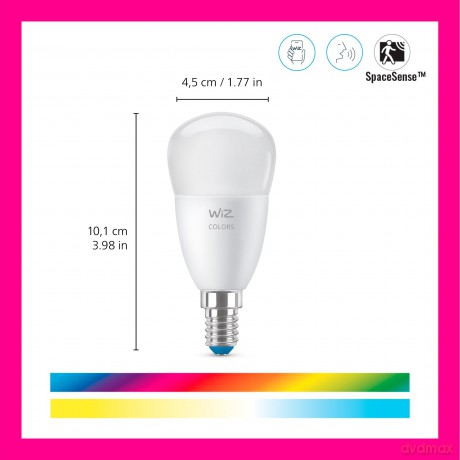 Żarówka WiZ - WiFI E14 P45 Bulb - Colour and Tunable White - Smart Home