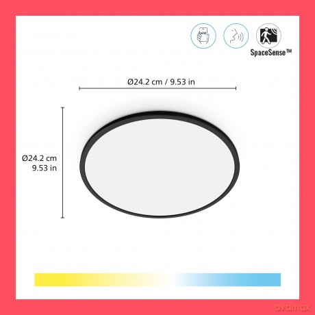 WIZ -SuperSlim WiZ Ceiling 14W B RD 27-65K TW