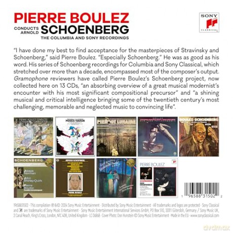 Pierre Boulez: Pierre Boulez Conducts Arnold Schoenberg The Complete Columbia and Sony Recordings [13CD]