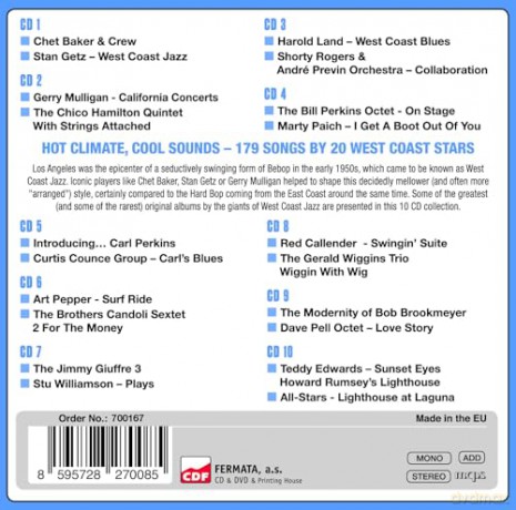 West Coast Jazz - Original Albums [10CD]