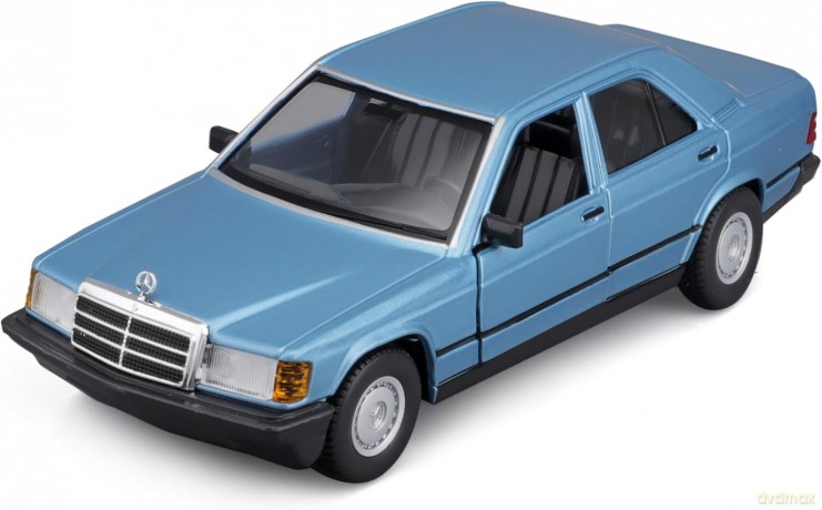 1987 Mercedes-Benz 190E Blue 1:24