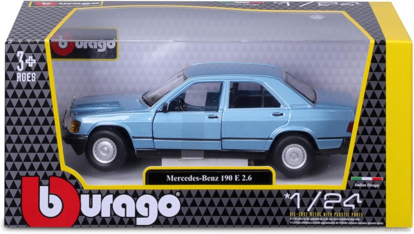 1987 Mercedes-Benz 190E Blue 1:24