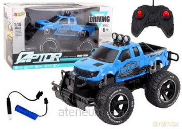 Auto terenowe R/C 1:14 27MHz niebieskie
