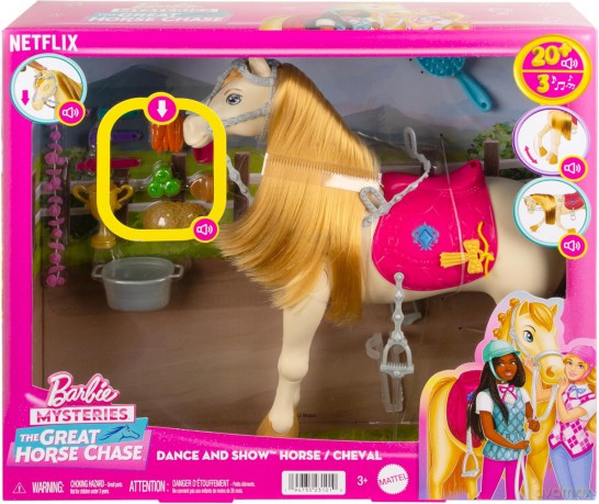 Barbie. Tańczący koń z akcesoriami [FIGURKA]