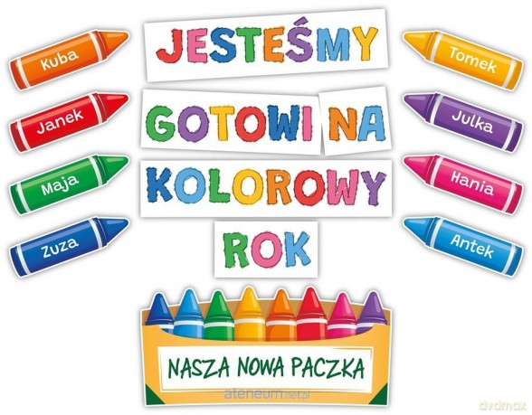 Dekoracja klasowe - Kolorowy rok