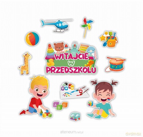 Dekoracja szkolne - Witajcie w przedszkolu