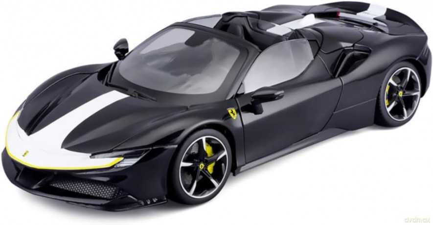 Ferrari SF90 Spider Metal Black 1:18