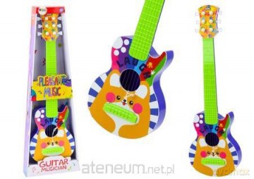 Gitara rockowa regulacja strun piesek kolorowa