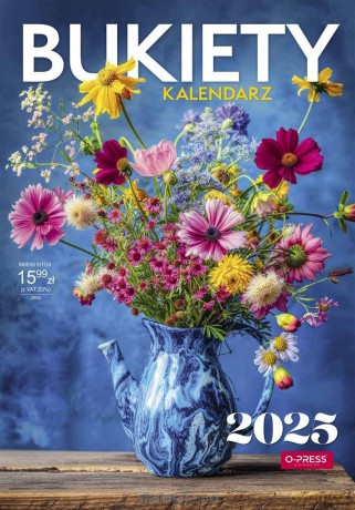 Kalendarz 2025 A3 Ścienny Bukiety [KALENDARZ]