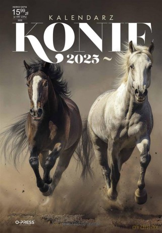 Kalendarz 2025 A3 Ścienny Konie [KALENDARZ]