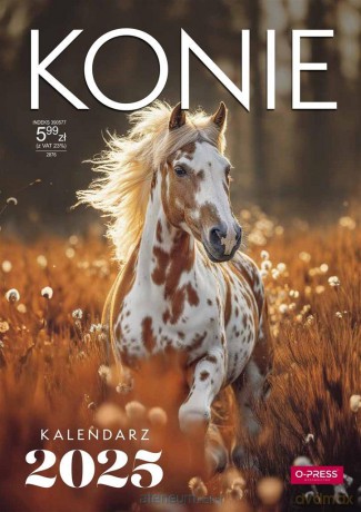 Kalendarz 2025 A4 Ścienny Konie [KALENDARZ]