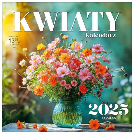 Kalendarz 2025 Ścienny Kwiaty [KALENDARZ]