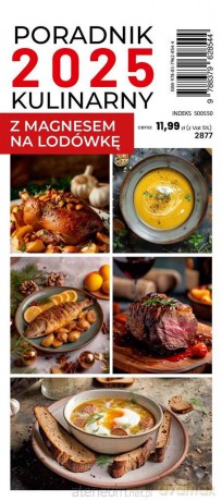 Kalendarz 2025 Tygodniowy Kulinarny z magnesem [KALENDARZ]