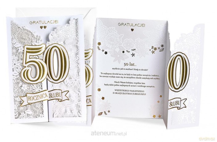 Karnet Primus Rocznica ślubu 50