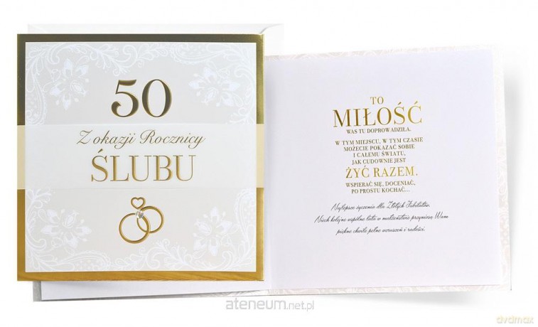 Karnet Primus Rocznica ślubu 50