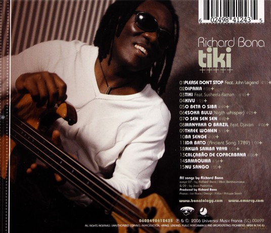 Richard Bona: Tiki (+ Bonus Track) [CD]