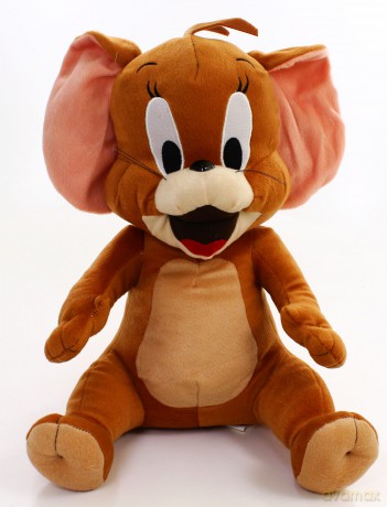Looney Tunes Siedzący Jerry Maskotka 37 cm [ZABAWKA]