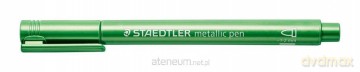Marker metaliczny M zielony (10szt)