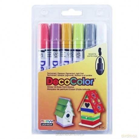 Markery do dekoracji różnych powierzchni Decocolor