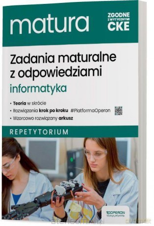 Matura 2025 Informatyka Repetytorium zakres rozszerzony - Piotr Dobosiewicz [KSIĄŻKA]