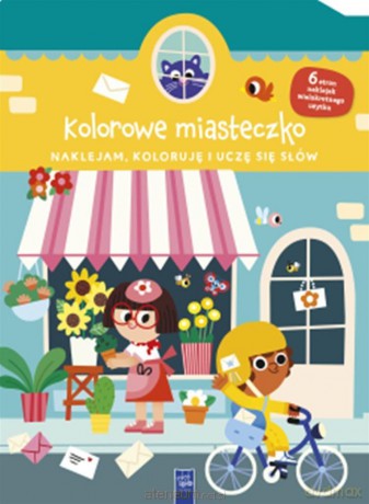 Naklejam, koloruję, uczę się słów [KSIĄŻKA]