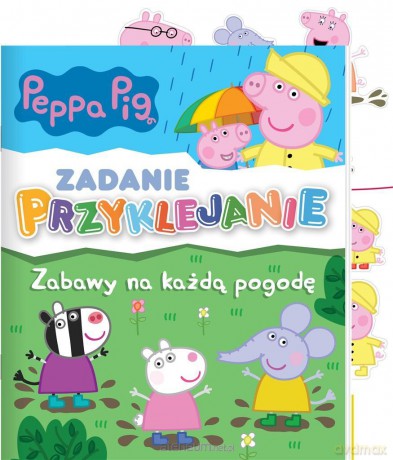 Peppa Pig. Zadanie Przyklejanie [KSIĄŻKA]