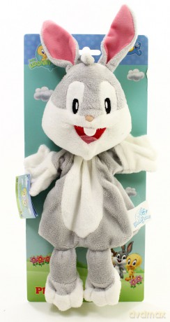 Looney Tunes Królik Bugs Pacynka 24 cm [ZABAWKA]
