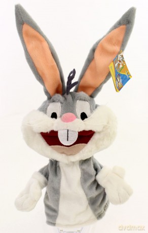 Looney Tunes Królik Bugs Pacynka 24 cm [ZABAWKA]
