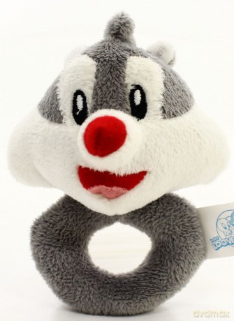 Looney Tunes Kot Sylwester Grzechotka 13 cm [ZABAWKA]
