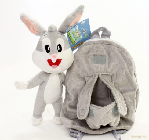 Looney Tunes Królik Bugs Z Plecakiem 25 cm [ZABAWKA]