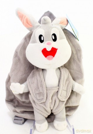 Looney Tunes Królik Bugs Z Plecakiem 25 cm [ZABAWKA]