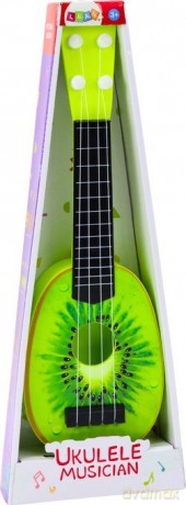 Ukulele mini gitara 4 struny owoc kiwi zielona