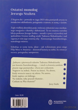 Z biegiem dni. Pamiętnik minionego roku - Jerzy Stuhr [KSIĄŻKA]