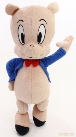 Looney Tunes Świnka Porky Maskotka 38 cm [ZABAWKA]