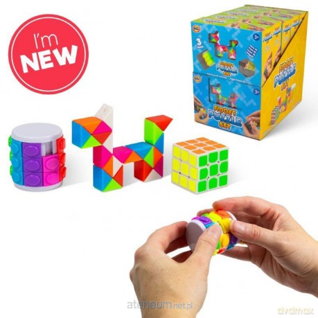 Zestaw łamigłówek 3szt Fidget [GRA]