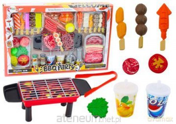 Zestaw przyjęcie grill potrawy napoje warzywa 40el